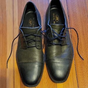 Neil M Green and Black Leather Oxfords